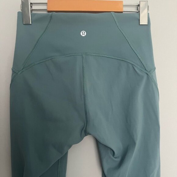Lululemon Train Times Pant 25” Frosted Pine Size 6 - Picture 4 of 6